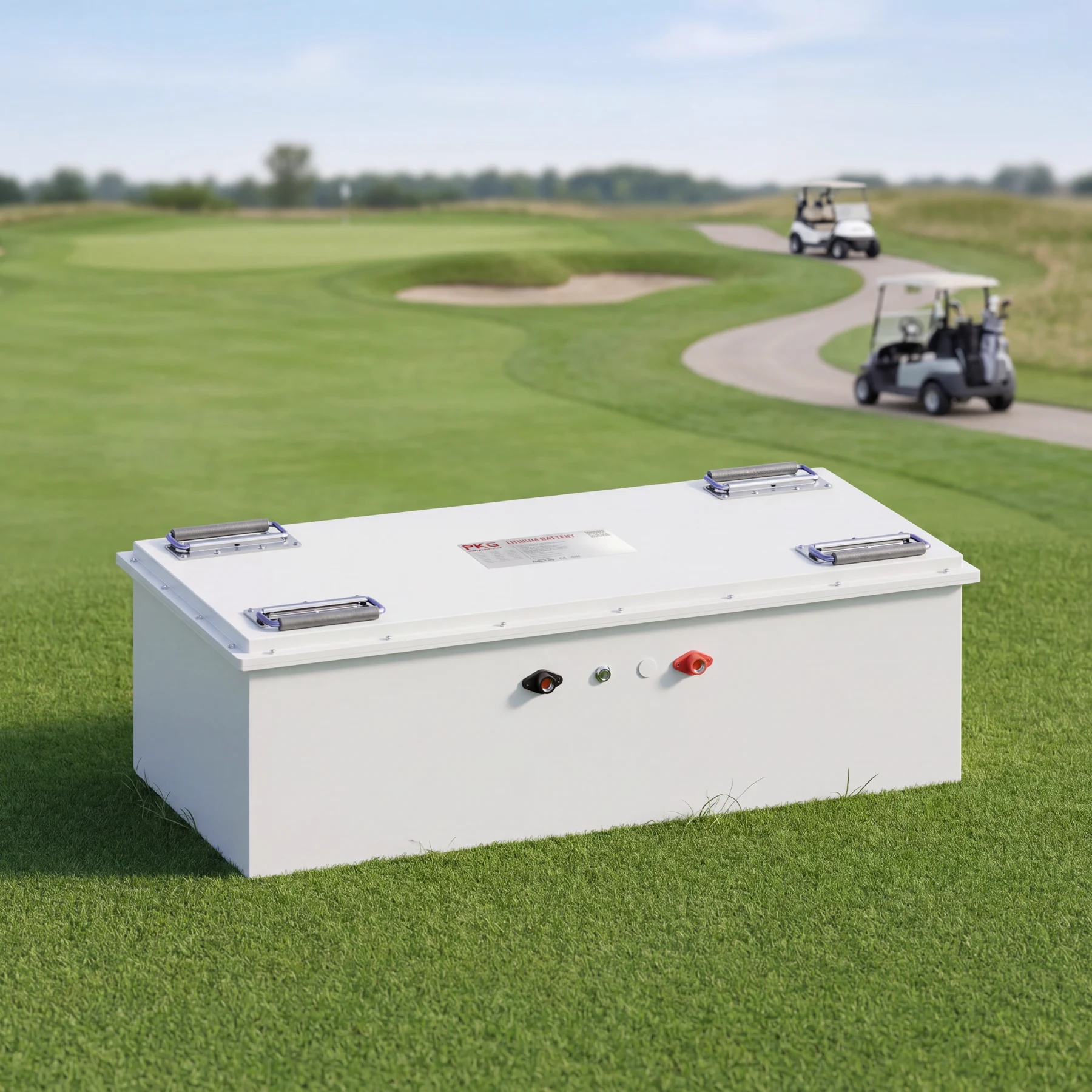 Bình ắc quy pin lithium cho xe điện du lịch / xe golf 48V 100Ah (V2)